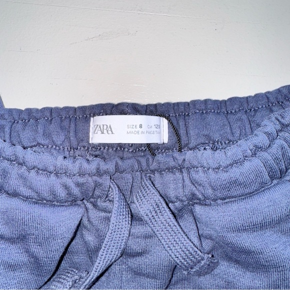 Zara Boys 8 Navy Sweatpants - Picture 2 of 2